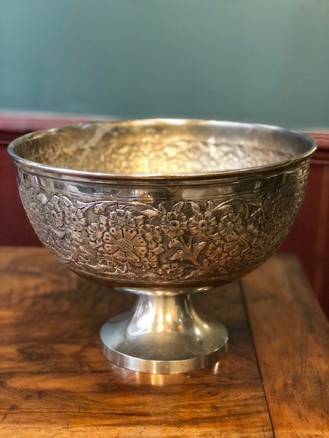 Vasque à champagne métal argenté