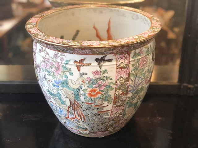 Vasque à poisson en porcelaine de Chine Fin 19ème