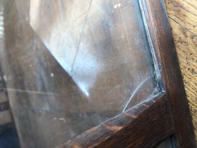 Vitrine de magasin à poser en bois